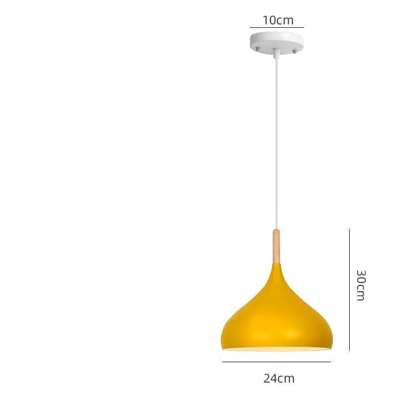 Creative Macarone Chandelier in black, blue, green, grey, pink, or yellow with adjustable height up to 1 metre