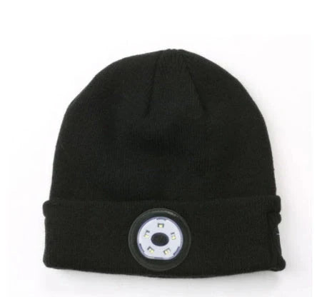 Bluetooth 5.0 LED Knit Hat with wireless stereo headset and mic for hands-free calling
