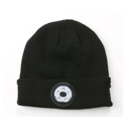 Bluetooth 5.0 LED Knit Hat with wireless stereo headset and mic for hands-free calling