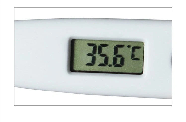 Electronic thermometer with soft head for comfortable and accurate temperature reading