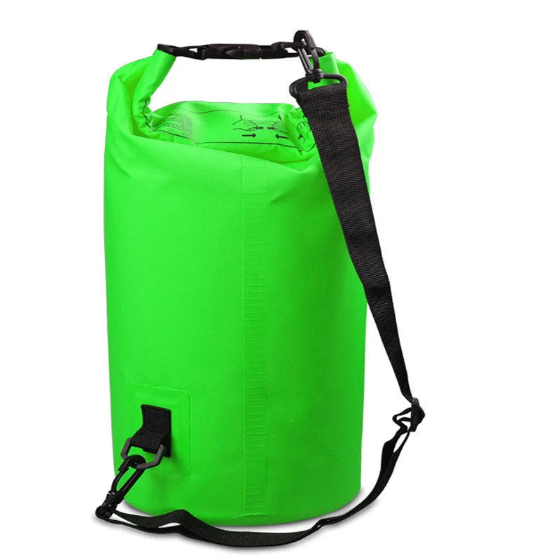 2L waterproof dry bag in various colors for outdoor activities