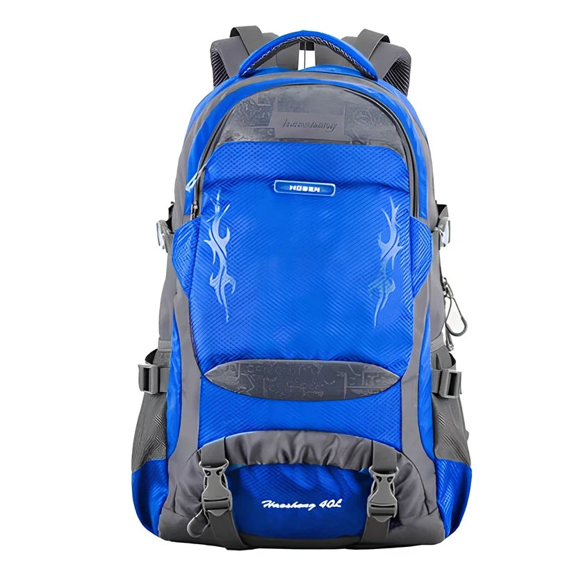 Waterproof EVA backpack in navy blue with 10-litre capacity for outdoor activities