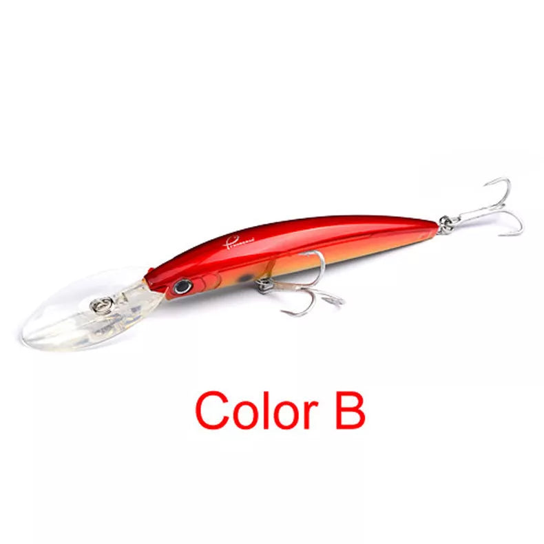 PRO BEROS Classic Minnow Bait hard plastic fishing lure in various colors