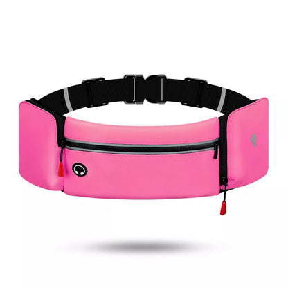 Adjustable fitness running pocket in various colors for secure storage during runs