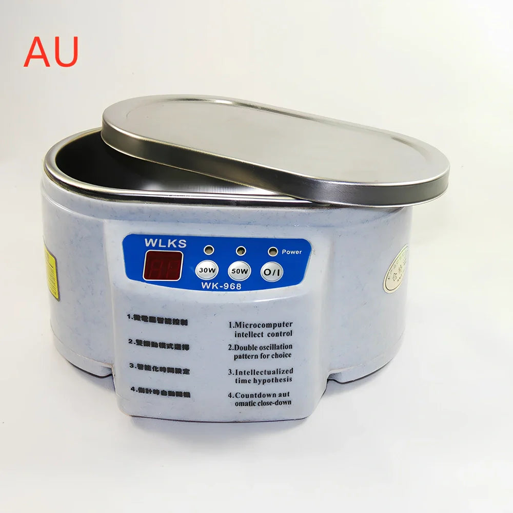 Earth ultrasonic cleaning machine with stainless steel tank and digital timer display
