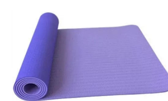 6mm thick beginner yoga mat with waterproof and non-slip features in various colors