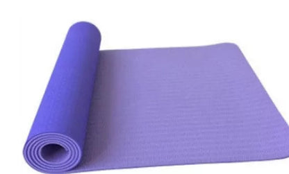 6mm thick beginner yoga mat with waterproof and non-slip features in various colors