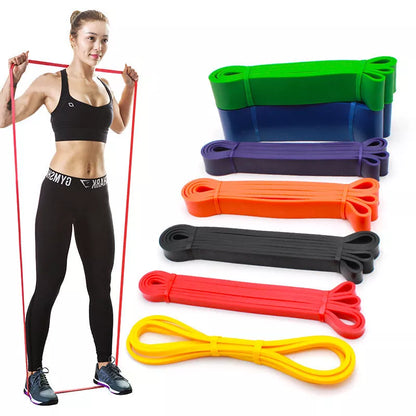 Adjustable Yoga Pull Rope for stretching and pull-up assistance in various colors and resistance levels