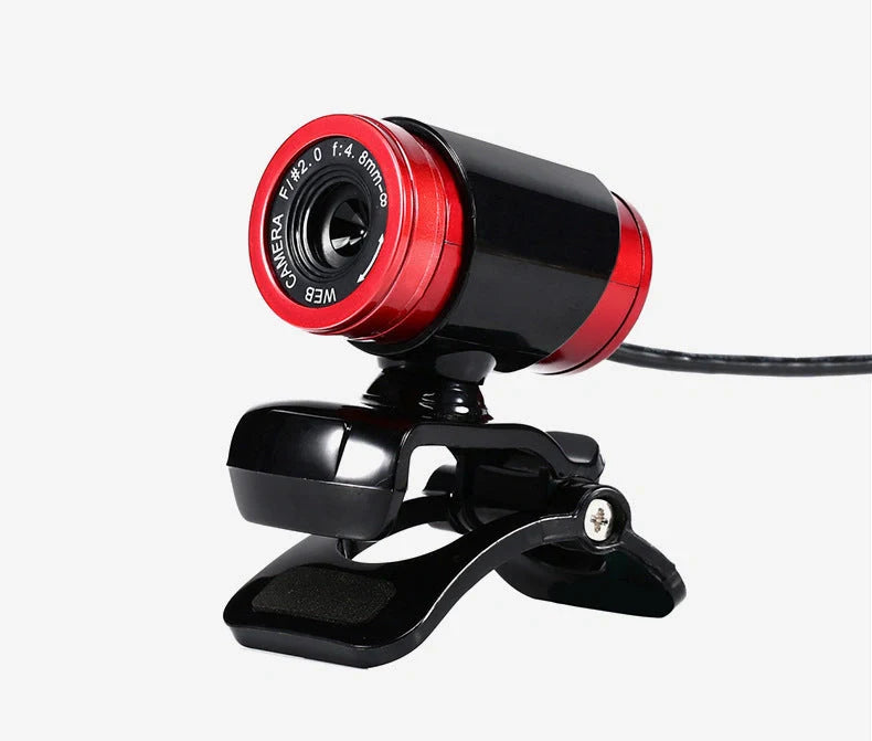 480P HD Webcam with high-quality glass lens for crisp, vibrant video calls and streaming