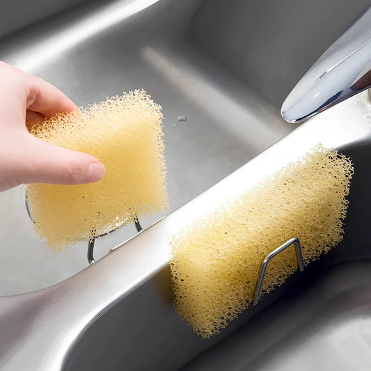 304 stainless steel sponge drain rack measuring 5.5cm by 3.4cm for kitchen sink organisation