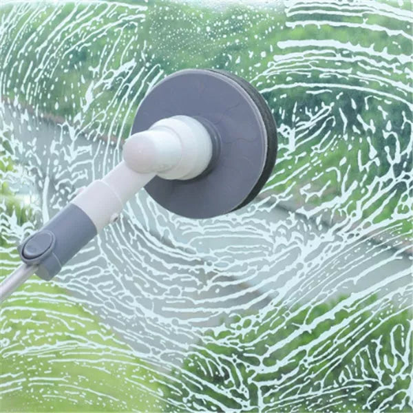 Electrical Toilet Brush with adjustable handle and wireless charging base