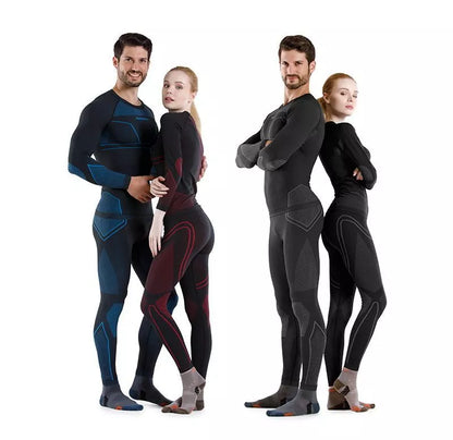 Naturehike Quick-drying underwear suits for men and women in black and grey or red options