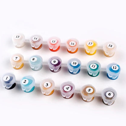 Hand-painted peacock digital oil painting on canvas, 40*50 inches, vibrant colors