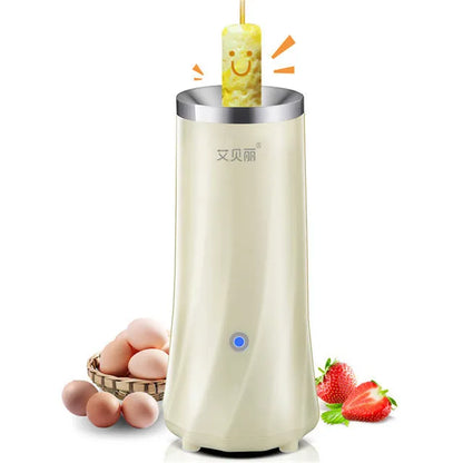 Beige white automatic mini breakfast machine with compact CH-style design