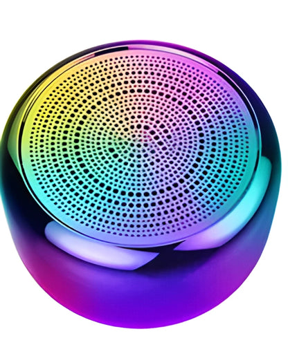 VVADI mini Bluetooth speaker with aluminium alloy shell, 3W output, 6-hour battery and USB charging, in Black, Golden or Red