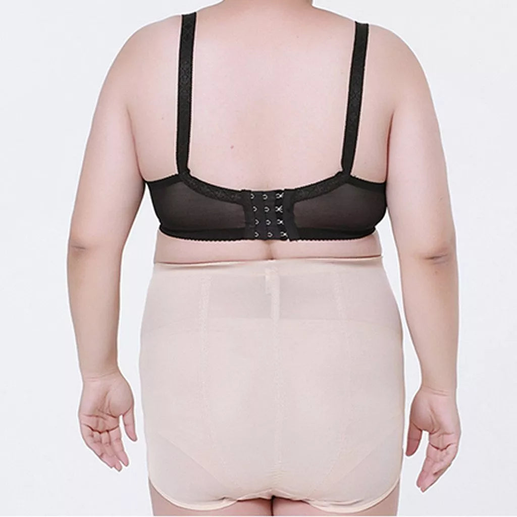 High Waist Plus Size Shaping Panty with adjustable waistline and breathable fabric