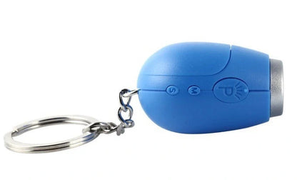 Creative Projection Electronic Clock in red, blue, and grey with flashlight function