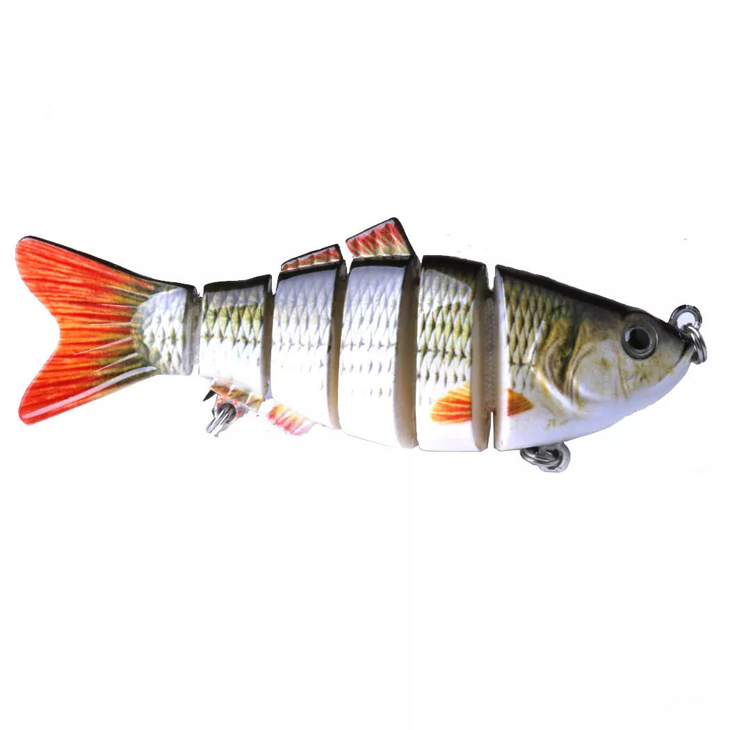 Plastic bait fish with high-strength hooks for effective fishing
