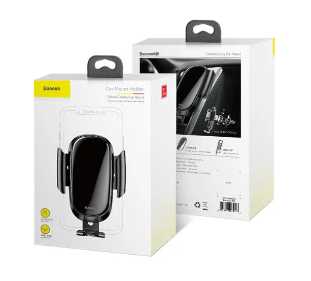 Universal car phone holder with adjustable swivel joint mounted on car windscreen holding smartphone