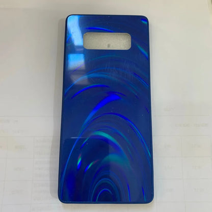 Marble-pattern shockproof silicone phone case for Samsung Galaxy models shown in multiple colours.