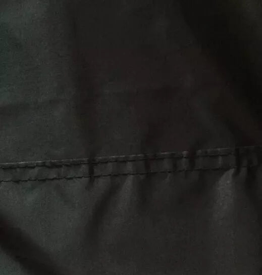 Outdoor grill cover with black exterior and silver interior, 58*77CM