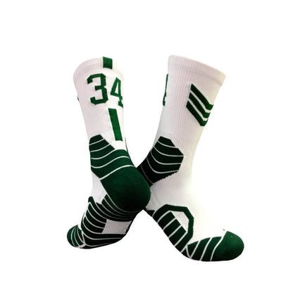 Premium basketball socks with moisture-wicking technology and supportive fit for enhanced sports performance