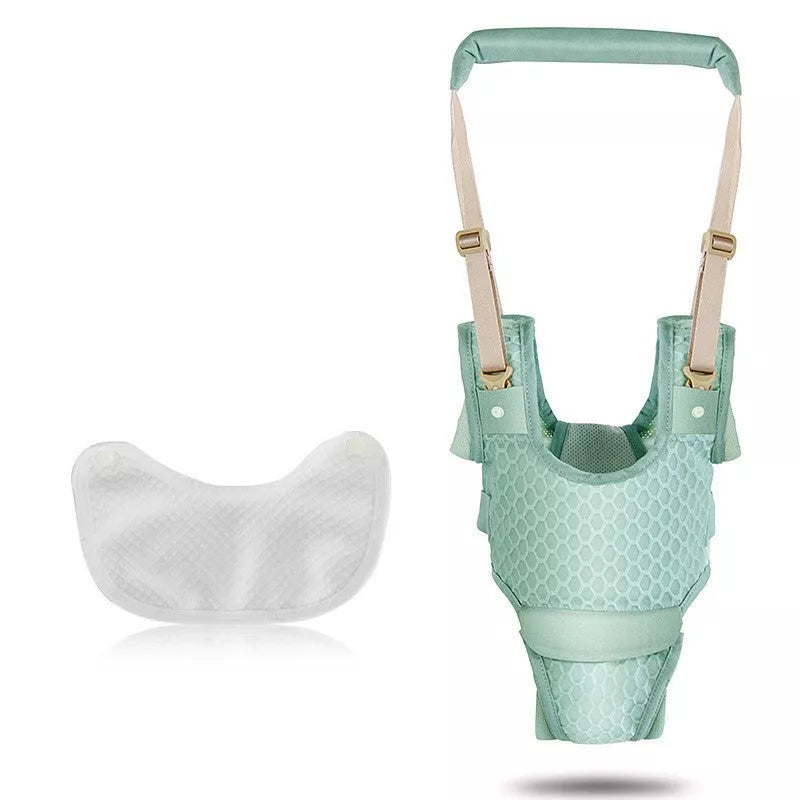 Adjustable baby toddler belt in mint blue and cherry pink with mesh or cotton options