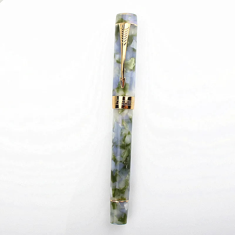 Deep bath green metal pen showing options for 0.5mm, 0.7mm, and 1.0mm tips.