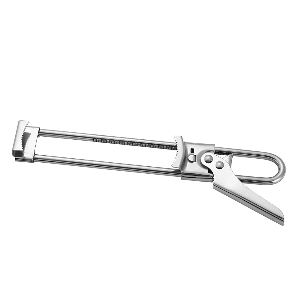 Master Opener stainless steel adjustable bottle can opener with 19cm length and non-slip handle
