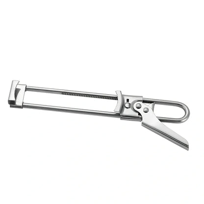 Master Opener stainless steel adjustable bottle can opener with 19cm length and non-slip handle