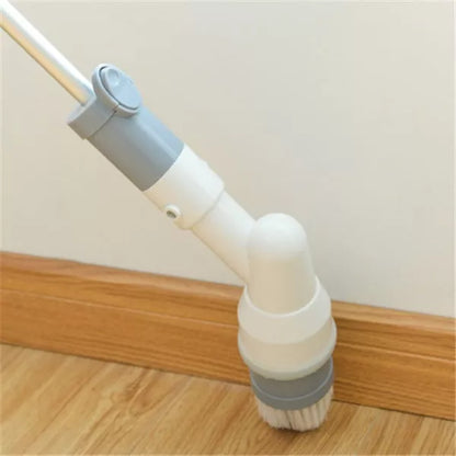 Electrical Toilet Brush with adjustable handle and wireless charging base