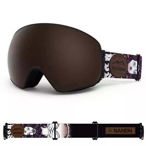 NANDN SNOW ATTITUDE NG8 ski goggles with UV400 protection in various colors