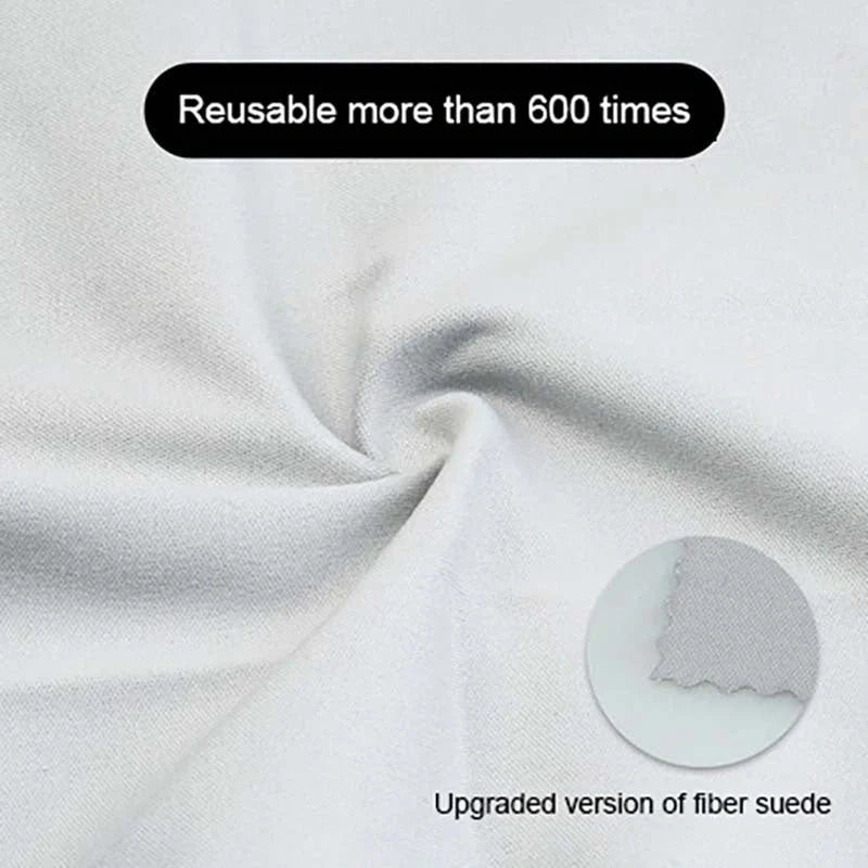 Anti-fog glasses cloth, 15x15cm, black, for clear, scratch-free lens cleaning