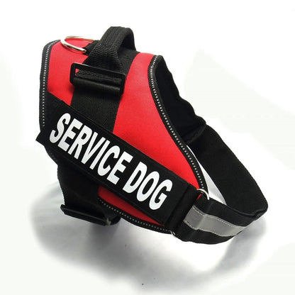 Durable nylon dog chest harness in a variety of sizes and colors for dogs of all shapes and sizes