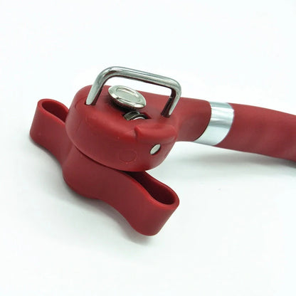 German quality can opener with ABS head, rubber handle, and DC53 blade