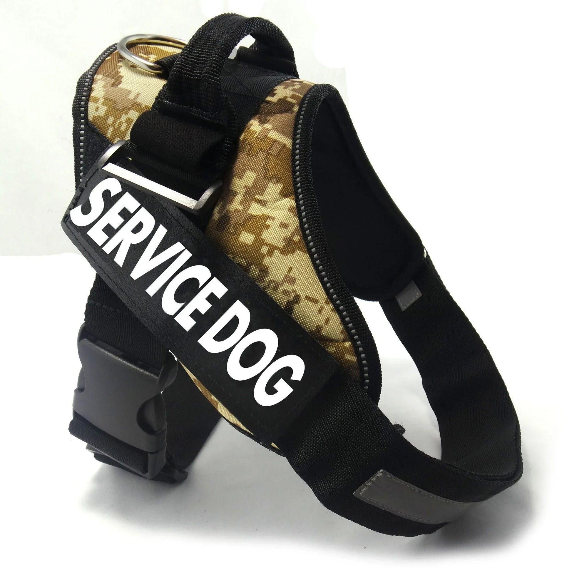 Durable nylon dog chest harness in a variety of sizes and colors for dogs of all shapes and sizes
