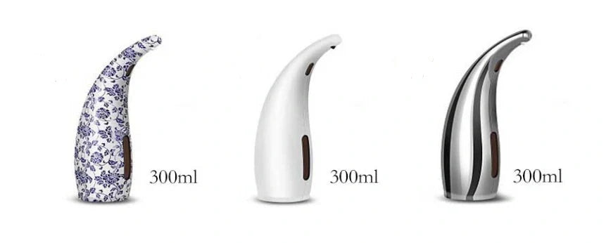 Automatic liquid soap dispenser with infrared sensor in various colors