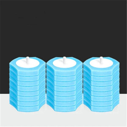 Disposable toilet cleaning brush with scrubbing pad for thorough, hygienic bathroom cleaning