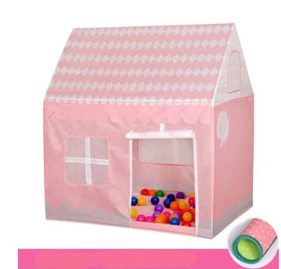 Children's play tent with transfer printing decoration measuring 120cm wide by 120cm deep by 110cm high