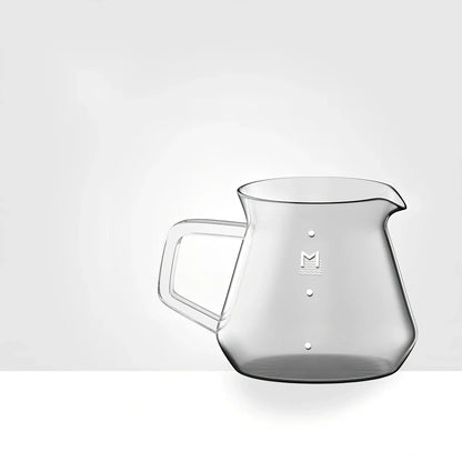 Stainless steel coffee maker set with thin mouth pot and matching cups in pure colour finish