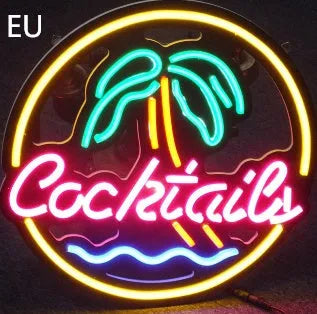 LED coffee neon billboard sign with bright colours and PVC shell for bar and shop decoration.