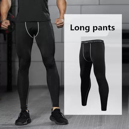 Black fitness tights available in multiple sizes and styles for versatile workout options