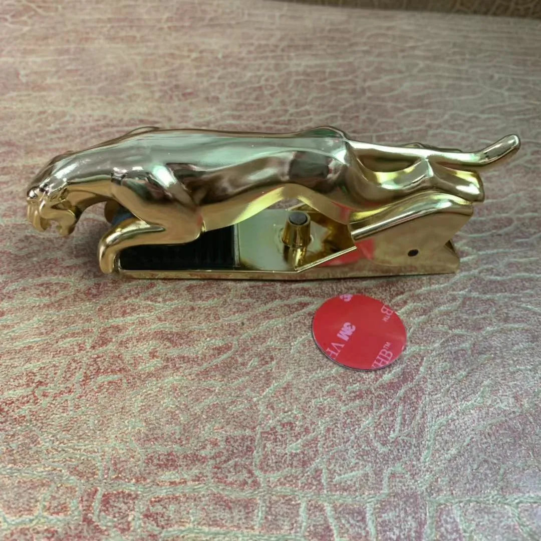 Car Leopard brand rotatable mobile phone holder in black, gold, and silver finishes