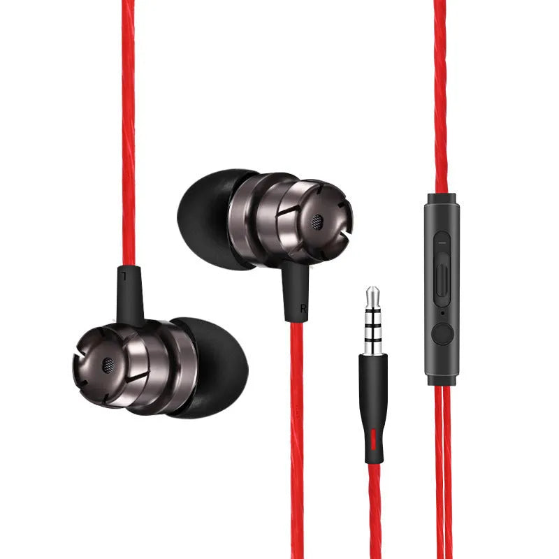 Metal turbo in-ear wired headphones with 3.5mm plug in multiple colour options