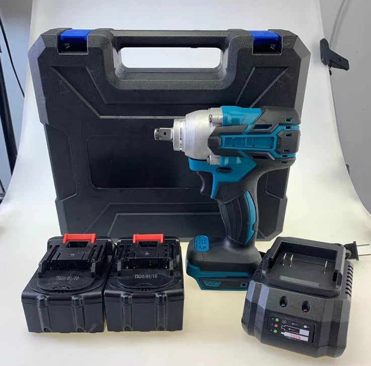 Cordless electric impact wrench 20V 2000mAh 520N.m 12.7mm chuck with charger
