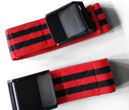 Blood Flow Restriction Training Belt with natural latex wire elastic band for effective workouts