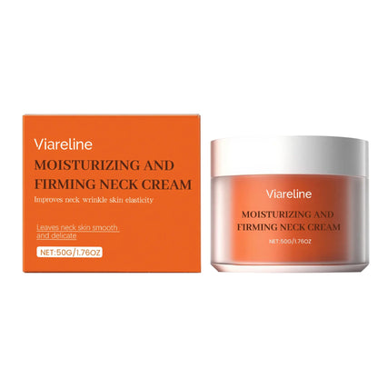 50g moisturising neck cream in compact packaging for daily anti-ageing neck skin care