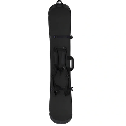 Black Dumpling Skin Snowboard Protective Cover with Green Ribbon for 80-169cm Boards, SBR Material