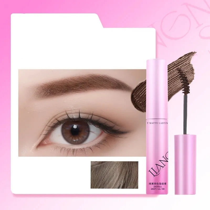 Velvet Fog Eyebrow Cream in four natural shades with 4.5g net content for brow defining