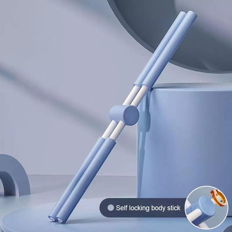 Positive Cross Body Stick for yoga and chiropractic use in floral powder, space gray, malachite green, and misty blue